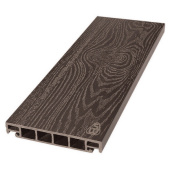 Террасная доска из ДПК Savewood 2D Salix Темно-коричневый 6000х163х25 мм