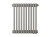 Радиатор трубчатый Zehnder Charleston Retrofit 3057, 16 сек.1/2 ниж.подк. 0325 TL (кроншт.в компл)