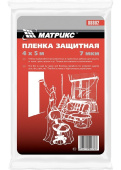 Пленка защитная,4х12,5м,полиэтиленовая