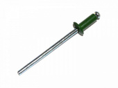 Заклёпка ZK алюм/ст 3,2\8 RAL 6005 (50) (зеленый)