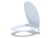 Сиденье для унитаза АНИ Пласт WS0200 из полипропилена с пластиковым креплением