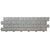 Фасадная панель Tecos Brickwork Сильвер 1140х350 мм