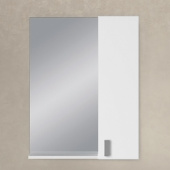 Зеркало-шкаф Вита 65 Белый глянец