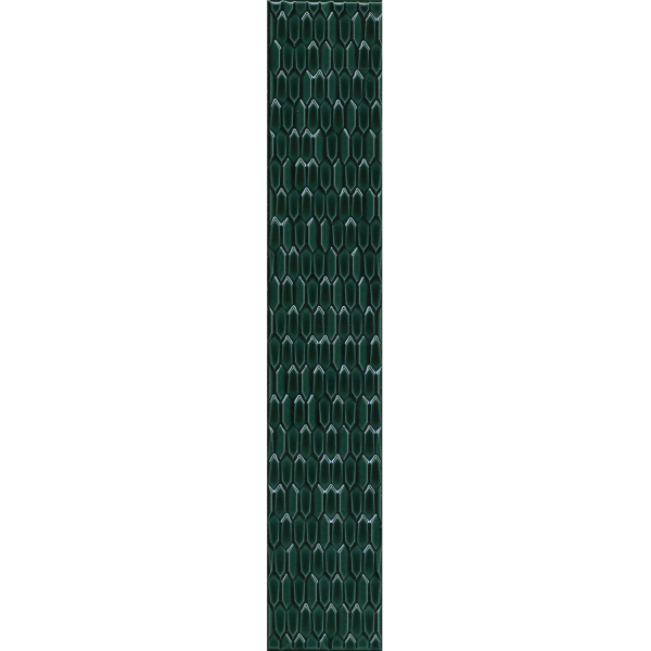 LSB001 Бордюр Левада зеленый темный 7х40 (26шт)