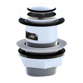 Крышка малая клик-клак АНИ Пласт M0400CL к сифону 1 1/4 дюйма металл хромированный высота 79 мм