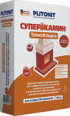 СуперКамин ТермоКладка КРАСНЫЙ Плитонит 20кг