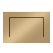 Клавиша АНИ пласт для системы скрытой установки унитаза прям. квадрат золото матовое WP1755