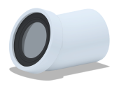 Труба фановая АНИ Пласт W2220 110 мм 22,5 градуса
