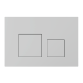 Клавиша смыва для скрытой инсталляции унитаза, АНИ Пласт, квадратная, матовая белая, WP1600