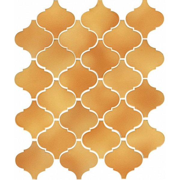 65009 плитка настенная Арабески Майолика желтый 26х30 (0,59м2/28,32м2/48уп)