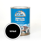ЭКСПЕРТ Эмаль ПФ-115М глянц черная" (0,8кг; 6шт)