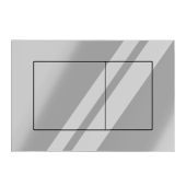 Клавиша АНИ пласт для системы скрытой установки унитаза прям. квадрат хром глянцевый WPG1711G