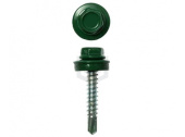 Саморез кровельный зеленый 4,8х51 Ral 6005