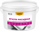 Краска ARTEL ВД-АК фасадная супербелая 14кг