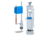 Набор с нижней подводкой АНИ Пласт WC6550M 1/2 дюйма с пластиковым штуцером эконом кнопка металл