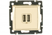 Legrand Valena Крем Розетка 2-ая USB