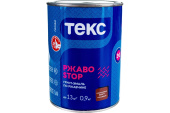 ТЕКС ПРОФИ РЖАВОСТОП ГРУНТ-ЭМАЛЬ ПО РЖАВЧИНЕ КОРИЧНЕВЫЙ 0,9КГ