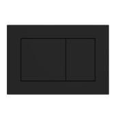 Клавиша АНИ пласт для системы скрытой установки унитаза прям. квадрат черное матовое WP1733