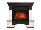 Портал Firelight Forte 25S камень белый, шпон венге