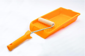 COLOR EXPERT 86611102 набор мини валик с ручкой+ванночка для всех видов лаков 5 мм (100мм)