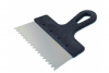 COLOR EXPERT 91337412 шпатель зубчатый для клеев, зуб 6х6 мм пластиковая ручка (200мм)