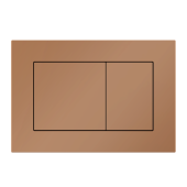 Клавиша АНИ пласт для системы скрытой установки прям. квадрат унитаза медь матовая WP1788