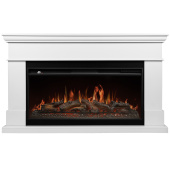 Каминокомплект: Очаг Royal Thermo Aurora RTFP/P-AR40LS, портал California 42/40/36, белый