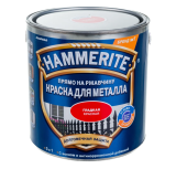 Краска для металлических поверхностей алкидная Hammerite гладкая красная 2,5 л.