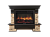 Портал Firelight Pietra 26/30S камень сланец натуральный, шпон темный дуб