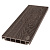Террасная доска из ДПК Savewood 2D Salix Темно-коричневый 3000х163х25 мм