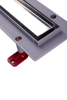 Трап линейный пластиковый АНИ Пласт TL1085 выпуск 40 мм решётка МОЛ под плитку 850 мм