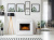 Каминокомплект:Очаг Electrolux EFP/P-2520LS с порталом Cubo 25 белый