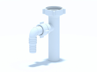 Отвод для стиральной машины АНИ Пласт M120 1 1/2 дюйма х 32 мм