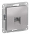 Розетка компьютерная 1-м RJ45 кат.5E AtlasDesign алюм. SE ATN000383