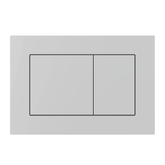 Клавиша АНИ пласт для системы скрытой установки унитаза прям. квадрат белая матовая WP1700
