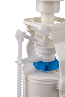 Арматура спускная АНИ Пласт WC7010 кнопка пластиковая белая