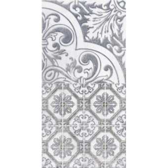 Декор 3 Кампанилья серый (1641-0095) 20х40 (8шт)