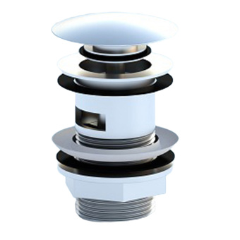 Крышка большая клик-кляк АНИ Пласт M0300CL к сифону 1 1/4 дюйма металл хромированный высота 79 мм