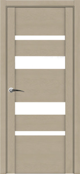 Дверь межкомнатная UniLine 30013 SoftTouch кремовый soft touch остекленная