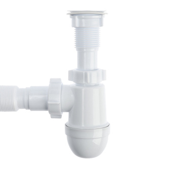 Сифон для мойки АНИ Пласт Варяг C5010 1 1/4 дюйма 40 мм с гибкой трубой 40х50 мм