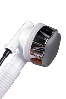 Перелив полуавтомат с плоским сифоном АНИ Пласт EM701 580 мм с гибкой трубой 40х50 мм