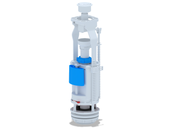 Арматура сливная АНИ Пласт WC7050 с двойной белой кнопкой