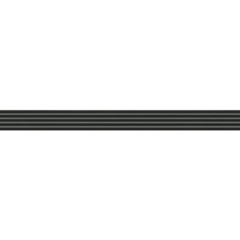LSA018 Бордюр Кастильони черный структура 40x3,4 (22шт)