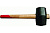 Киянка резиновая, деревянная рукоятка, 450г, (шт.)