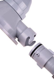 Cифон для мойки АНИ Пласт F серия F5345S 3 1/2 дюйма 40 мм смещенный с гибким переливом и отводом для стиральной машины