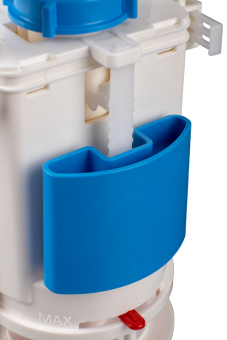 Арматура сливная АНИ Пласт WC7050C с двойной хромированной кнопкой