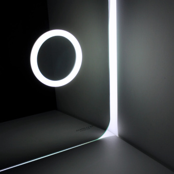 Зеркало "Infiniti Elegant LED" 800*600,c датчиком движения и увеличит.зеркалом,Sanita Luxe
