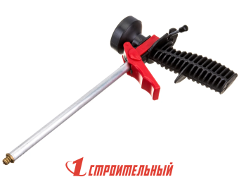 Пистолет для монтажной пены Корпус, адаптер, курок -ПП; шток - алюминий, 185мм, (шт.)															
