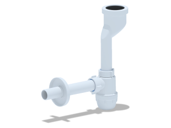 Сифон для писсуара АНИ Пласт U1003 с прямой трубой 32 мм