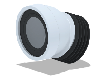 Труба фановая АНИ Пласт W2228 короткая 110 мм 22 градуса